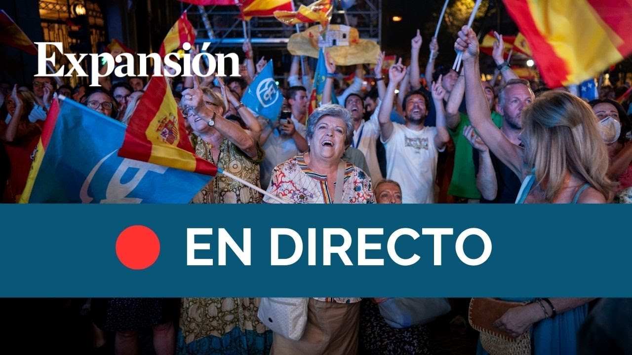 Comparecencia de Alberto Núñez Feijóo tras el resultado electoral del 23J