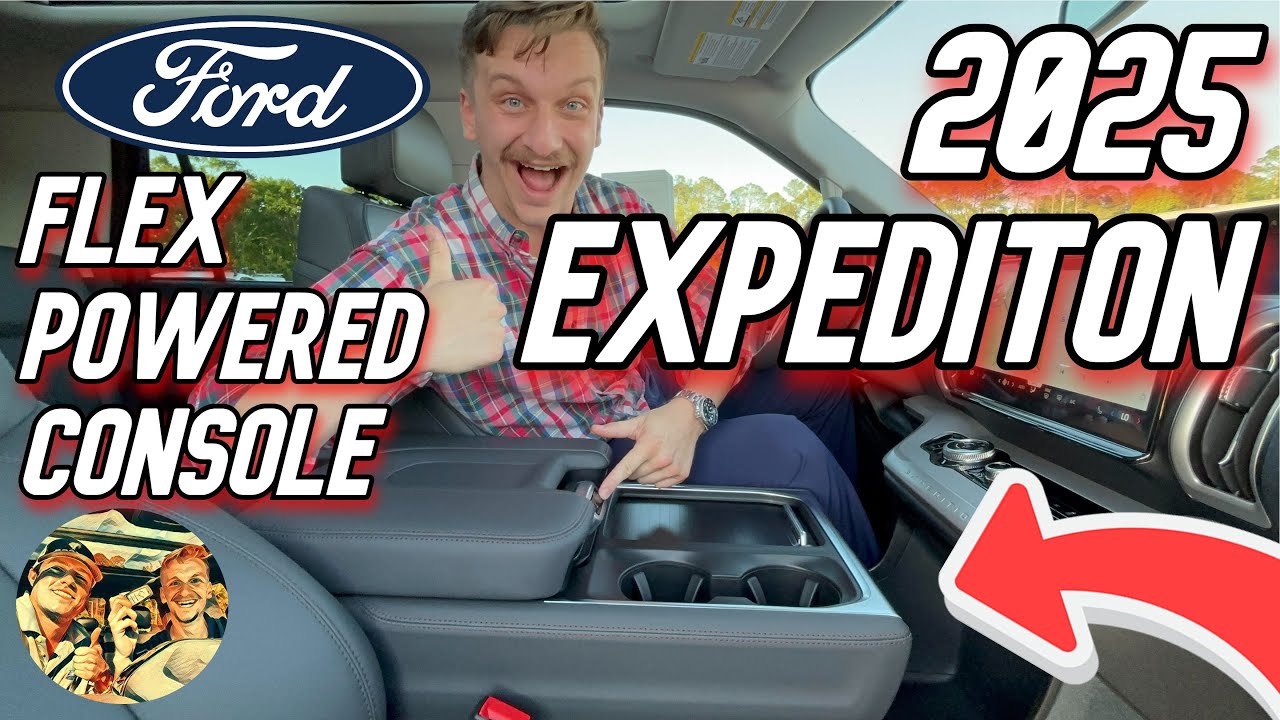 Ford’s INSANE New Center Flex Console! 2025 Expedition-HIDDEN STORAGE & SLIDING TECH DEMO! 🔥👜