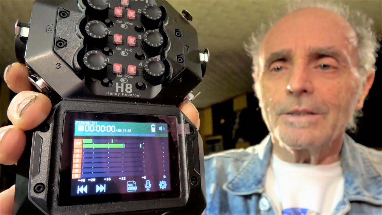 ZOOM H8+misurazioni frequenze microfono ed altro