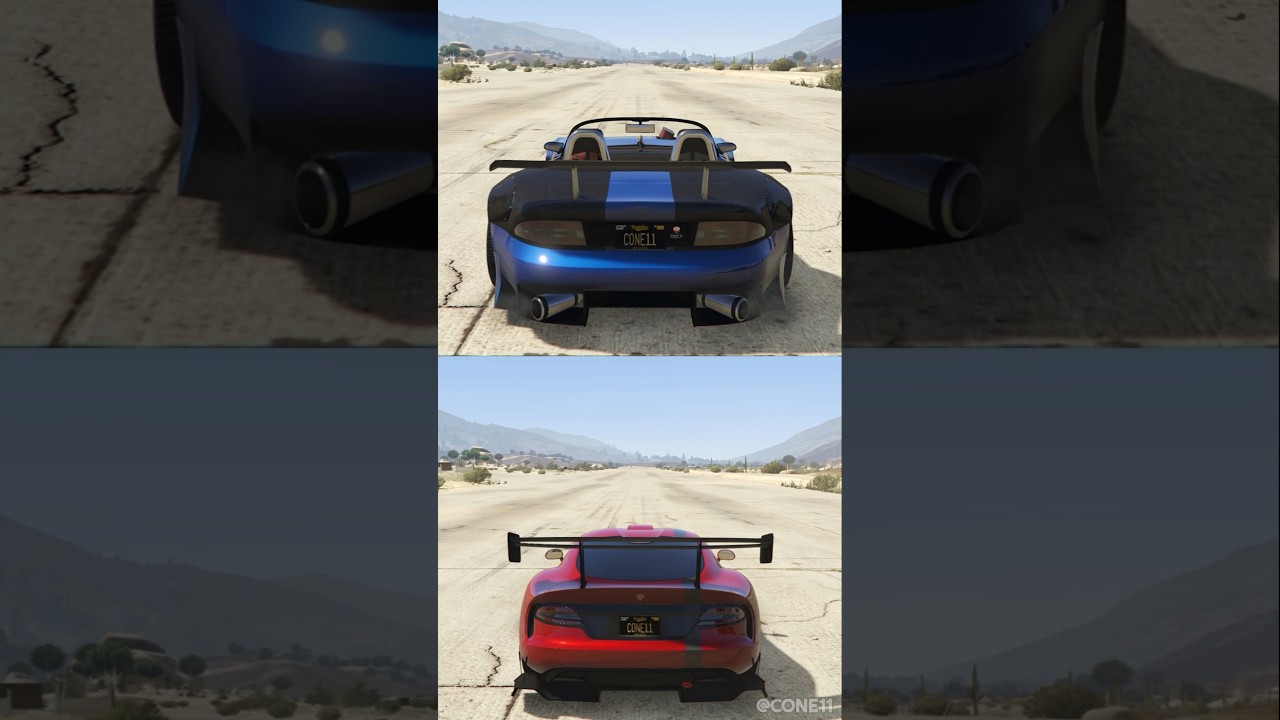 Banshee GTS vs Banshee 900R | GTA 5 Online Drag Race 🚗🔥#shorts #gta