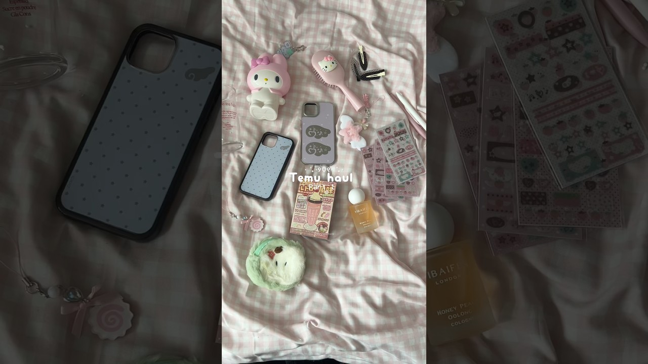 accessory Temu haul 🌸 #temu #temufinds #haul #roomdecor #sanrio #hellokitty #y2k #backtoschool