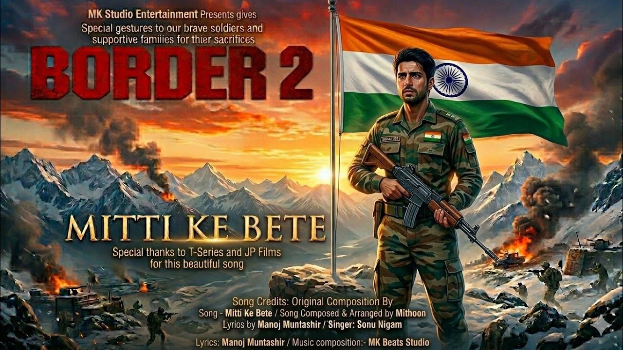 🇮🇳MITTI KE BETE | BORDER 2 | Patriotic Tribute Song 🇮🇳