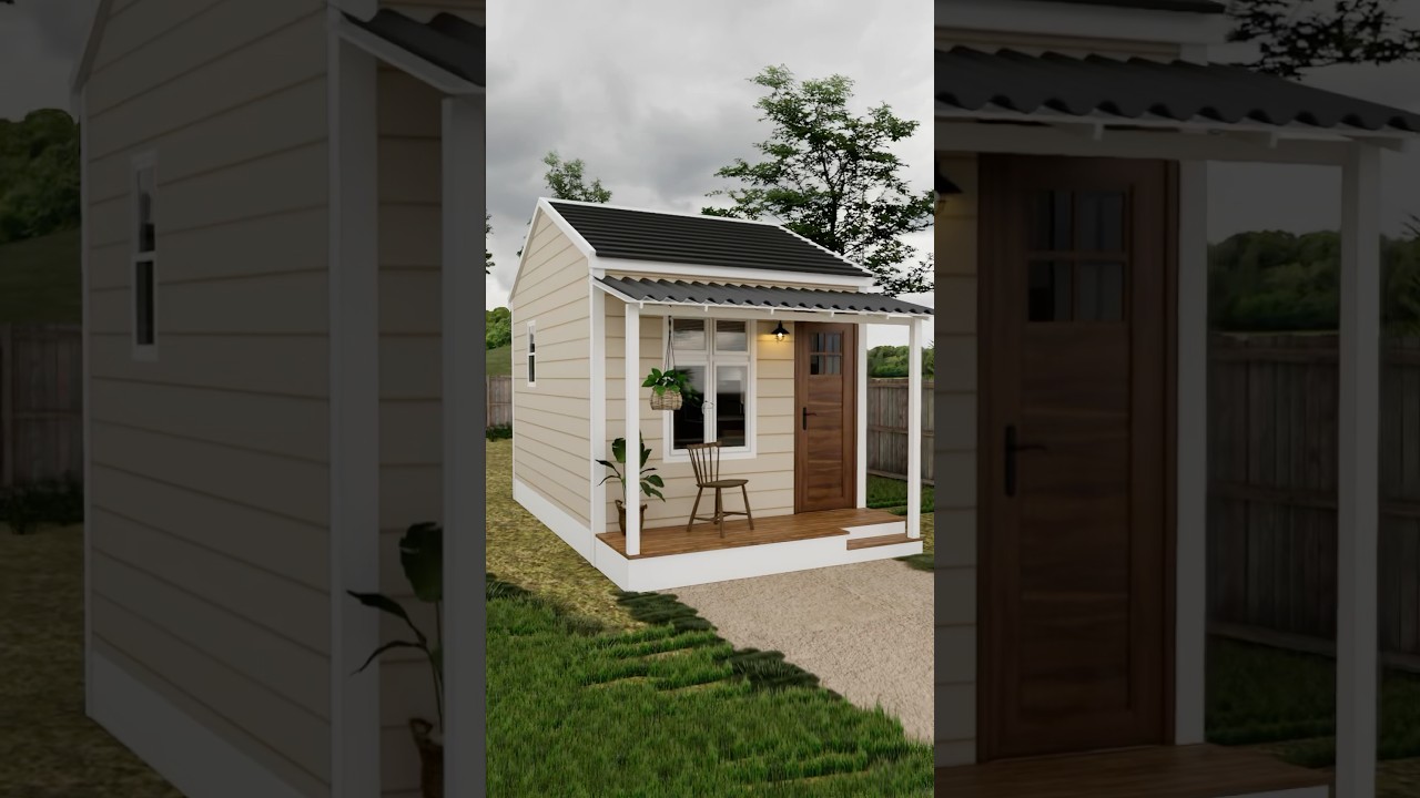 Tiny House Design (  3 x 4 Meters , 12m&sup2;  )