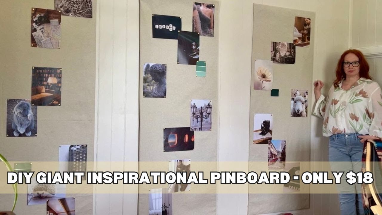 I Built a MASSIVE Inspirational Pin Board for Just $18!