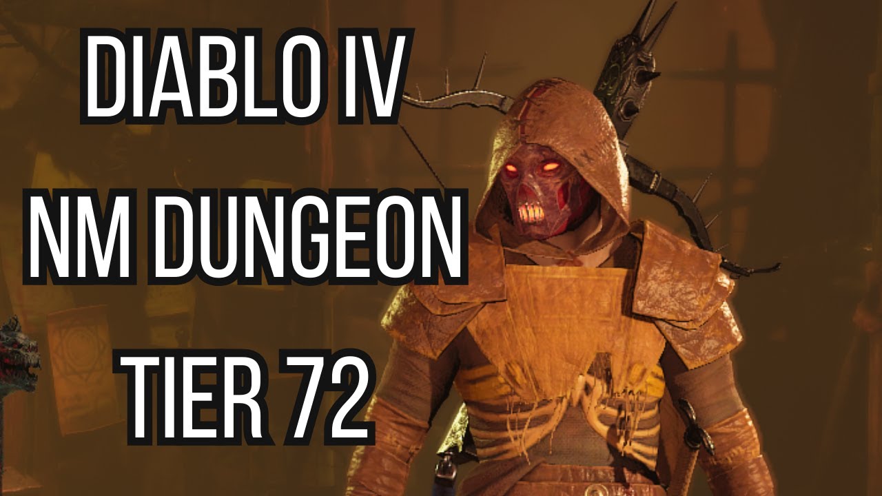 Diablo 4 Nightmare Dungeon Tier 72 - Death Trap Rogue gameplay