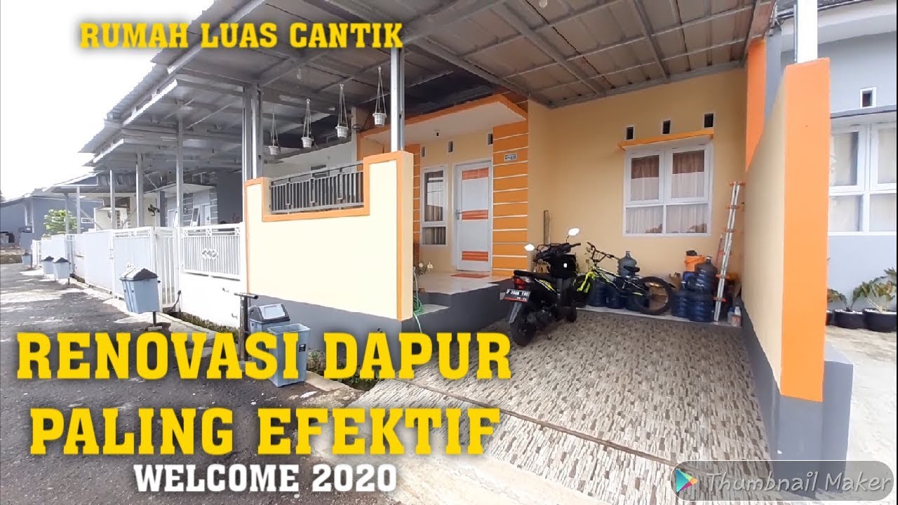 #HomeTourEps.12 RENOVASI DAPUR RUMAH TERBARU 2020 || HARGA RUMAH MINIMALIS 6x12