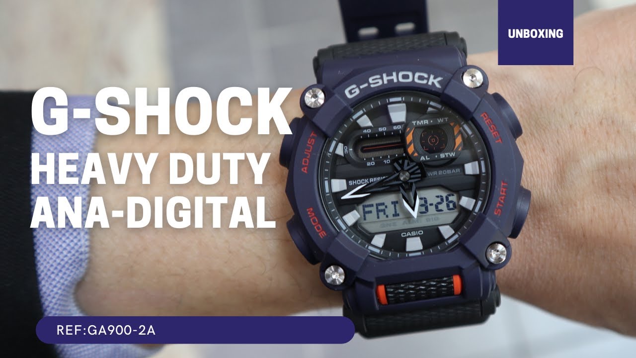UNBOXING G-SHOCK ANALOG-DIGITAL GA900-2A