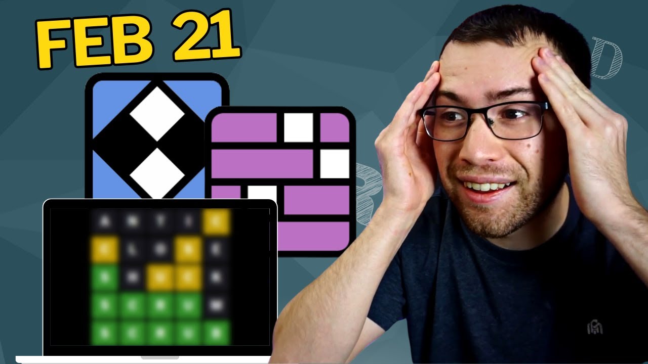 Wordle, Connections, & Mini Crossword - February 21