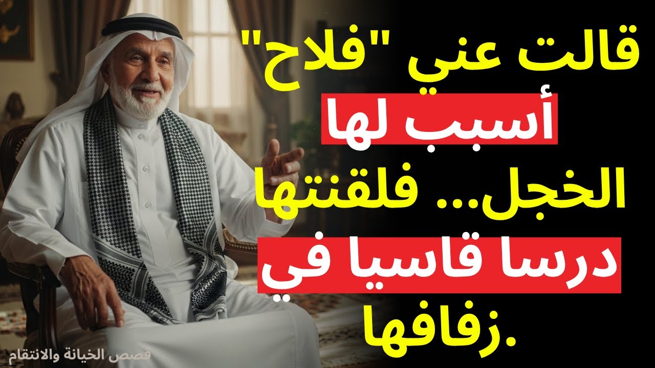 ابنتي لا تريدني أن أسلمها لعريسها لأنني فلاح... لكنني لقنتها درسا لن تنساه أبدا.(قصة حقيقية مؤلمة)