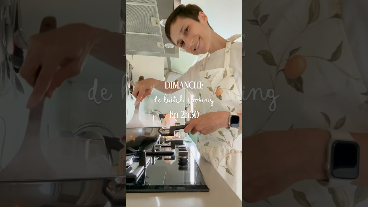 2h30 pour cuisiner toute la semaine! #batchcooking #cuisinefacile #cuisinesaine