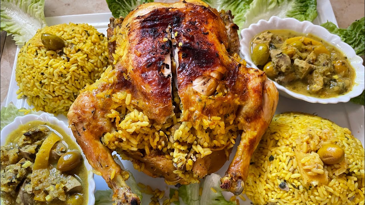 جبت ليكم احسن و أسرع طريقة😜 لتحضير #دجاج_معمر بالروز❤️والمذاق كايجي رائع 👏
