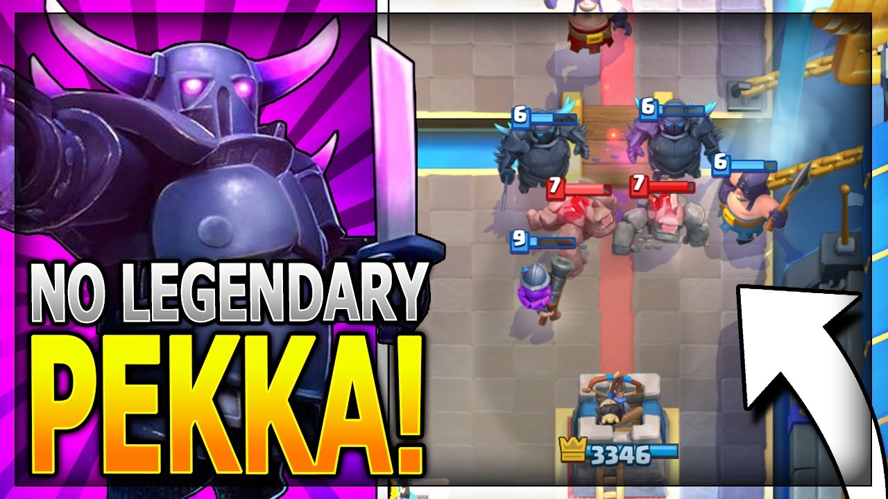 PEKKA IS A BEAST!! NO LEGENDARY PEKKA DECK!! Legendary Arena 11 in Clash Royale
