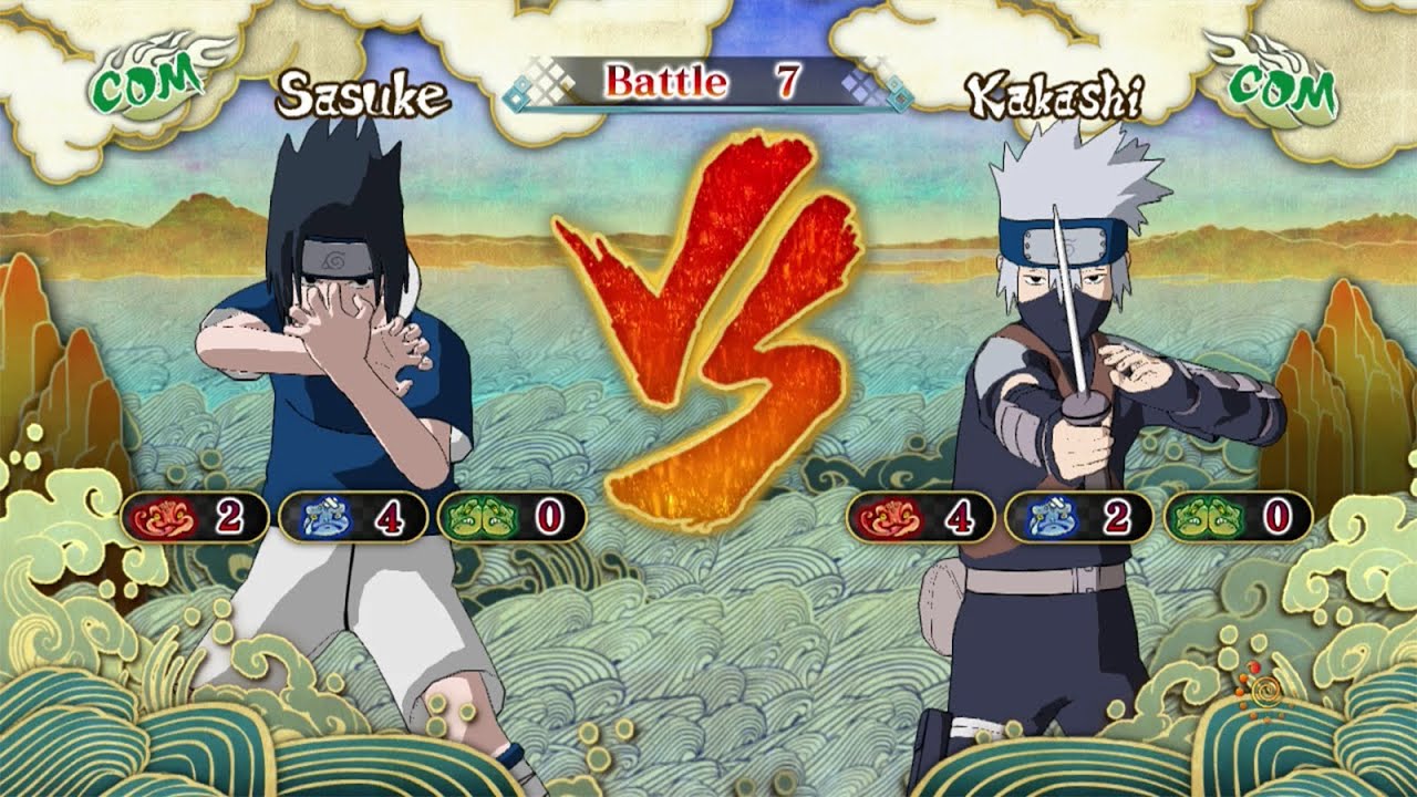 Naruto Shippuden: Ultimate Ninja Storm 3, Young Sasuke Uchiha VS Young Kakashi Hatake!