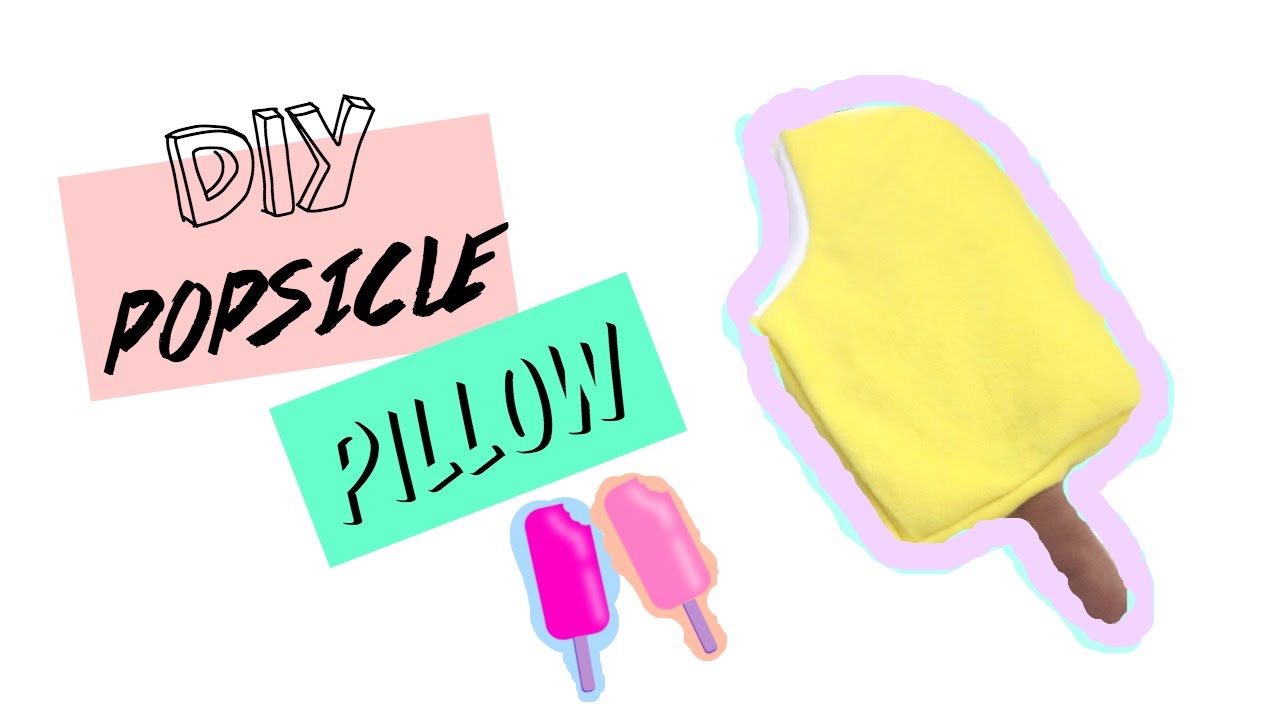 DIY Room Decor • Popsicle Pillow (No Sew) • heartcindy