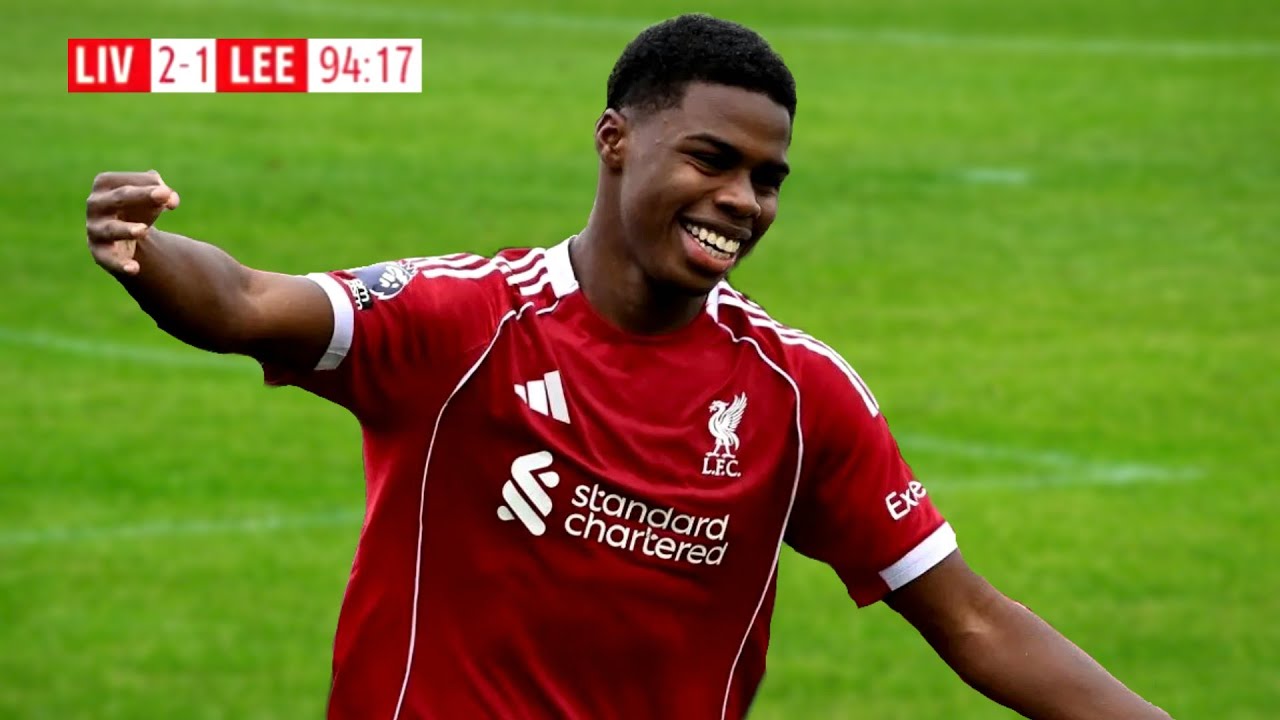 Keyrol Figueroa ⚽ | Match-Changing Sub vs Leeds U21 | Liverpool U21