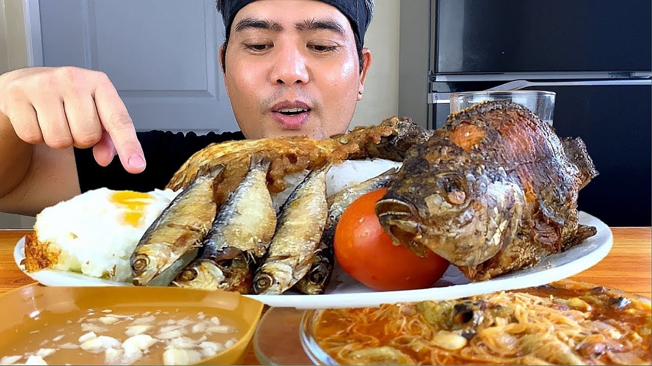 SARDINAS | TILAPIA | TUYO | BREAKFAST | ALMUSAL MUKBANG | FILIPINO FOOD | MUKBANG PHILIPPINES