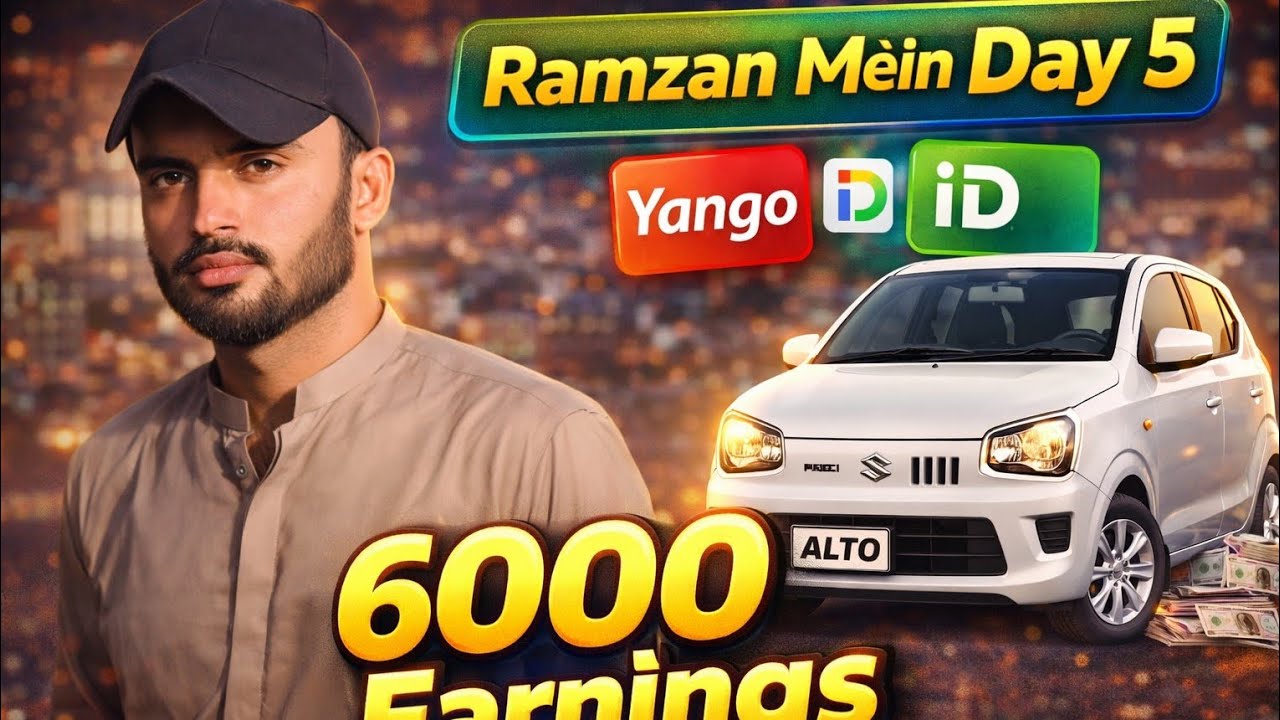 Day 5 Ramzan | 6000 Earnings 😳 Yango InDrive Reality