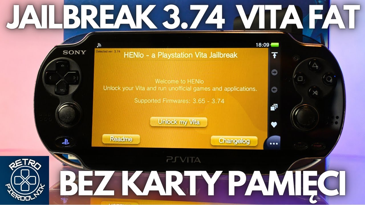 PlayStation Vita OLED / FAT Jailbreak 3.74 bez użycia karty pamięci / PS Vita Slim & PS TV