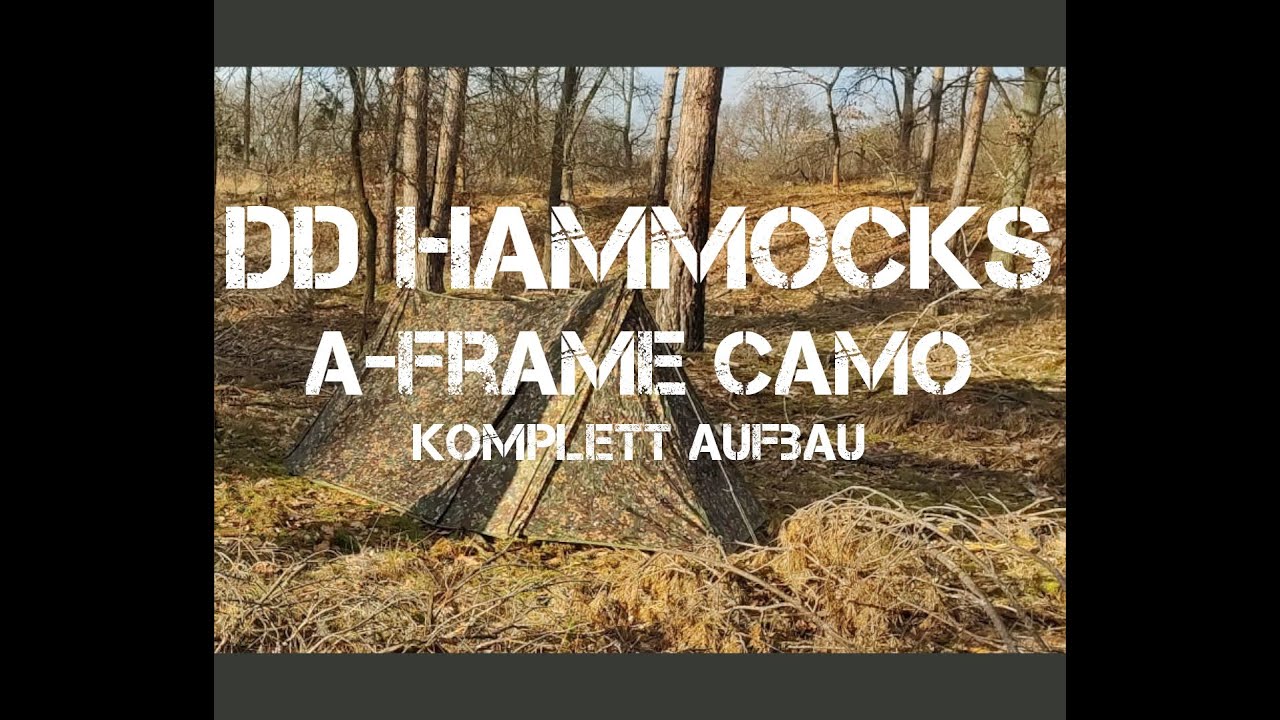 Aufbau DD-Hammock A-Frame komplett - POV