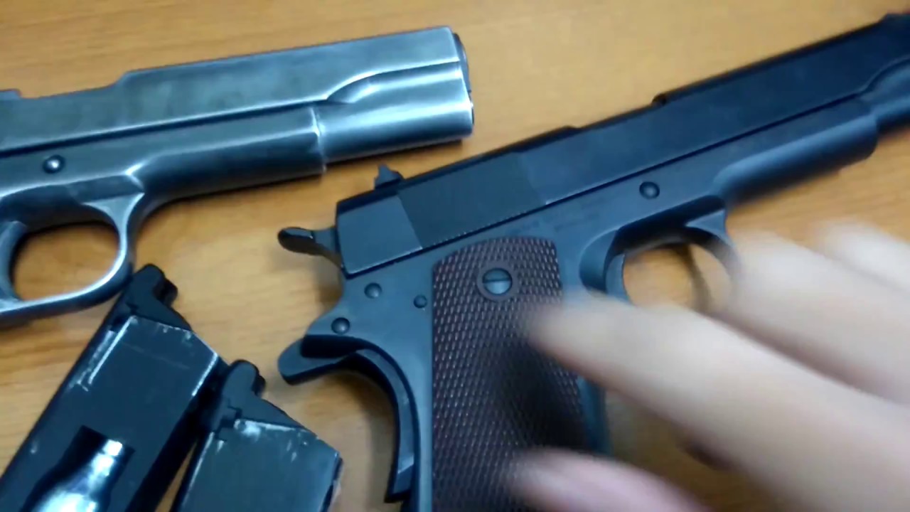airsoft inokatsu m1911a1 blue steel sample