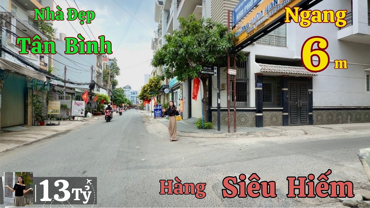 Nhà Đẹp Tân Bình Ngang 6m Có Thang Máy - Vị Trí Đẹp Tiện Kinh Doanh , Để 3 4 Ô Tô Thoải Mái