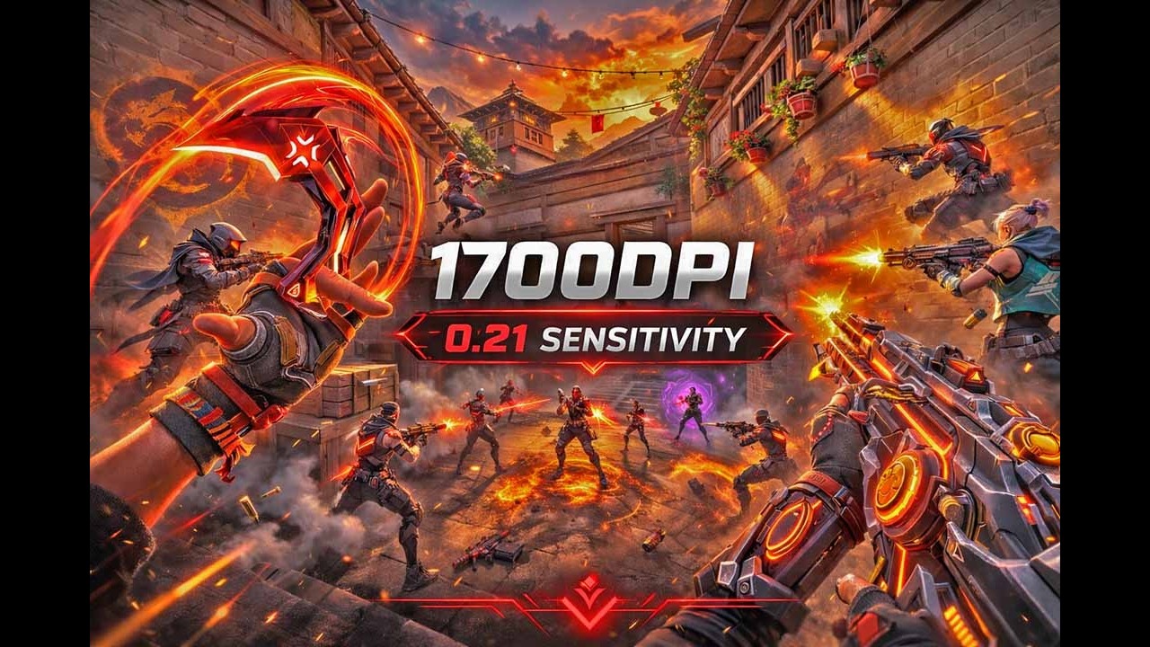 Is 1700 DPI 0.21 SENSITIVITY the SECRET to PRO Level Gaming in Valorant? #valorant #valorantclips