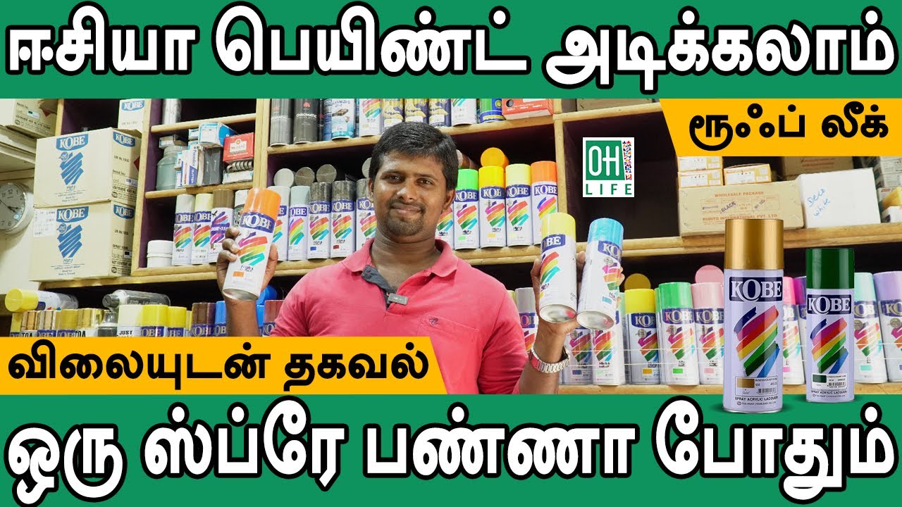 Spray Paint in Tamil | ஈஸியா பெயிண்ட் பண்ணலாம்