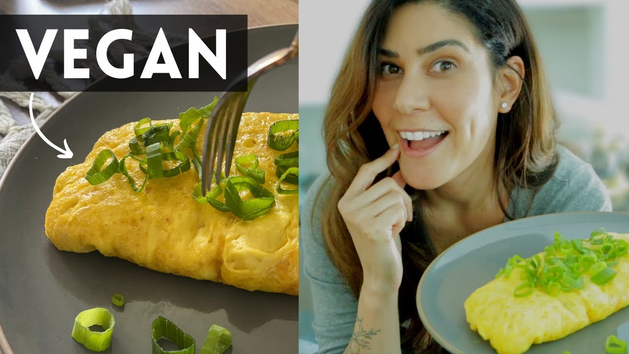 Making Vegan Eggs | How to make a classic French Omelette (but vegan)
