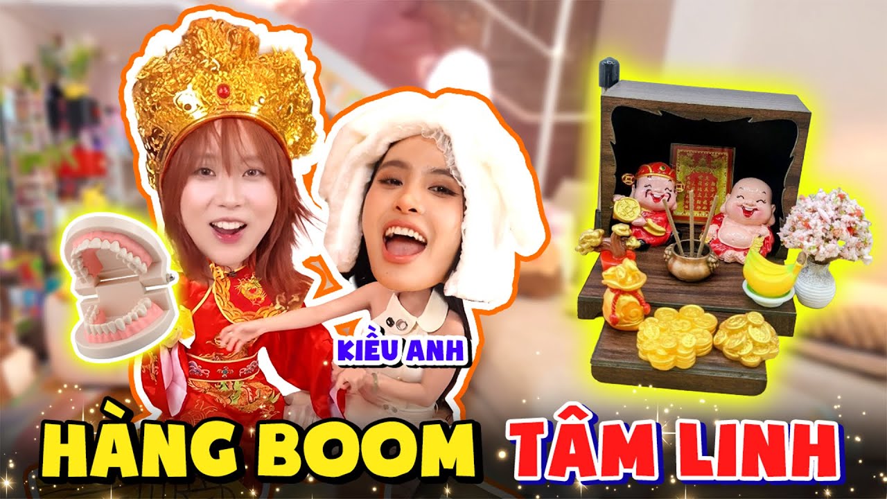 Ca Nương Kiều Anh lần đầu khui kiện hàng boom. MisThy cosplay Thần Tài “nhả vía” nhưng bị chê vì!?