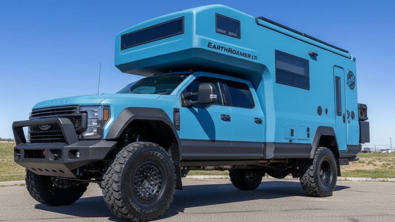 EarthRoamer LTi $795,000 Beast 😱The Ultimate Off-Grid Luxury Truck Built on Ford F-550  (AI Concept)