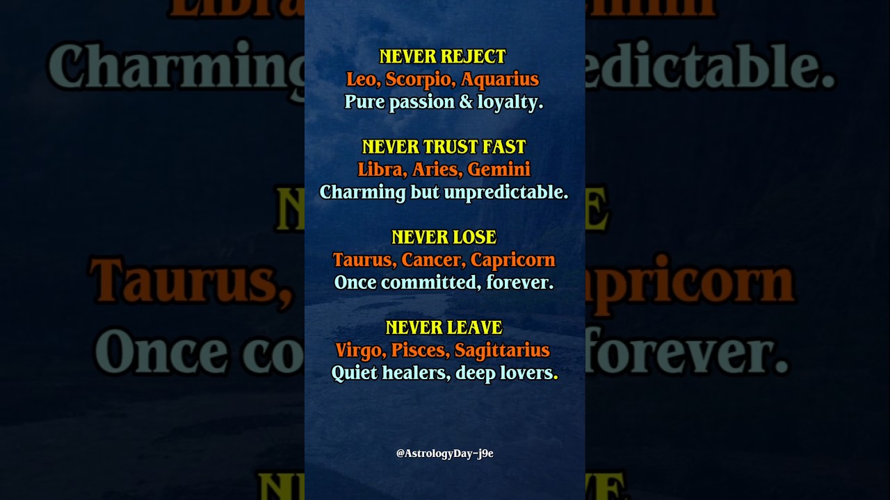 Zodiac Rule You Should Never Ignore #zodiac #zodiacsigns #astrology #horoscope #tarot