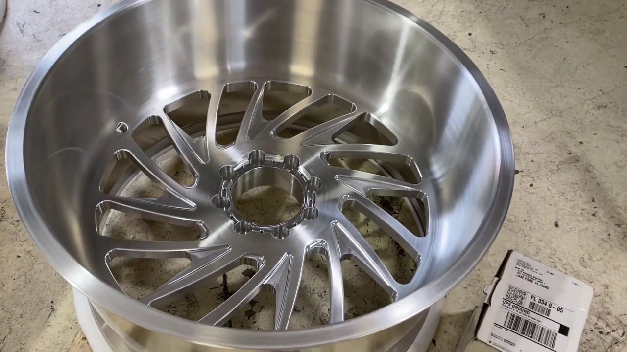 How to brush American Force Wheels (AND 2 TONE POWDERCOAT)