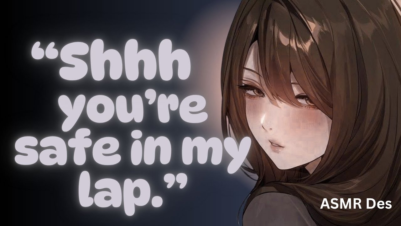 ASMR Falling Asleep in Your Gamer Girlfriend’s Lap 🎮 Soft Whispers, Hair Play & Rain | F4M Sleep Aid