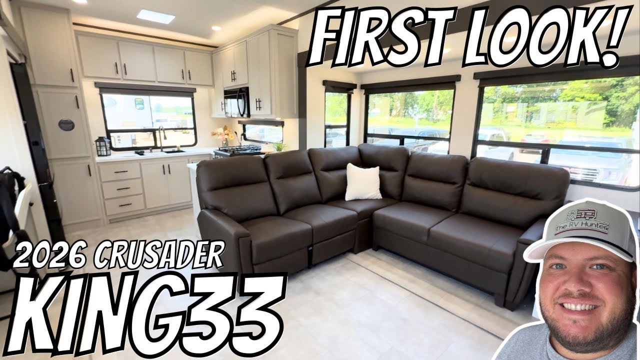 First Look! 2026 Crusader KING33 | Rear Kitchen at only 35 Feet!!