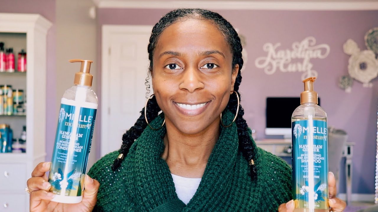 🌺Mielle Hawaiian Ginger Shampoo & Conditioner| My First Impressions| Demo & Review