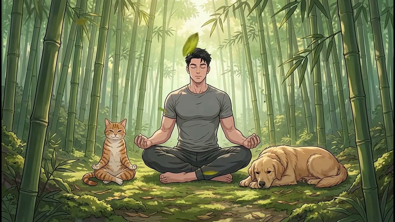 Deep Healing 🍃 Bamboo Forest Meditation & Pineal Gland Activation #soundhealing