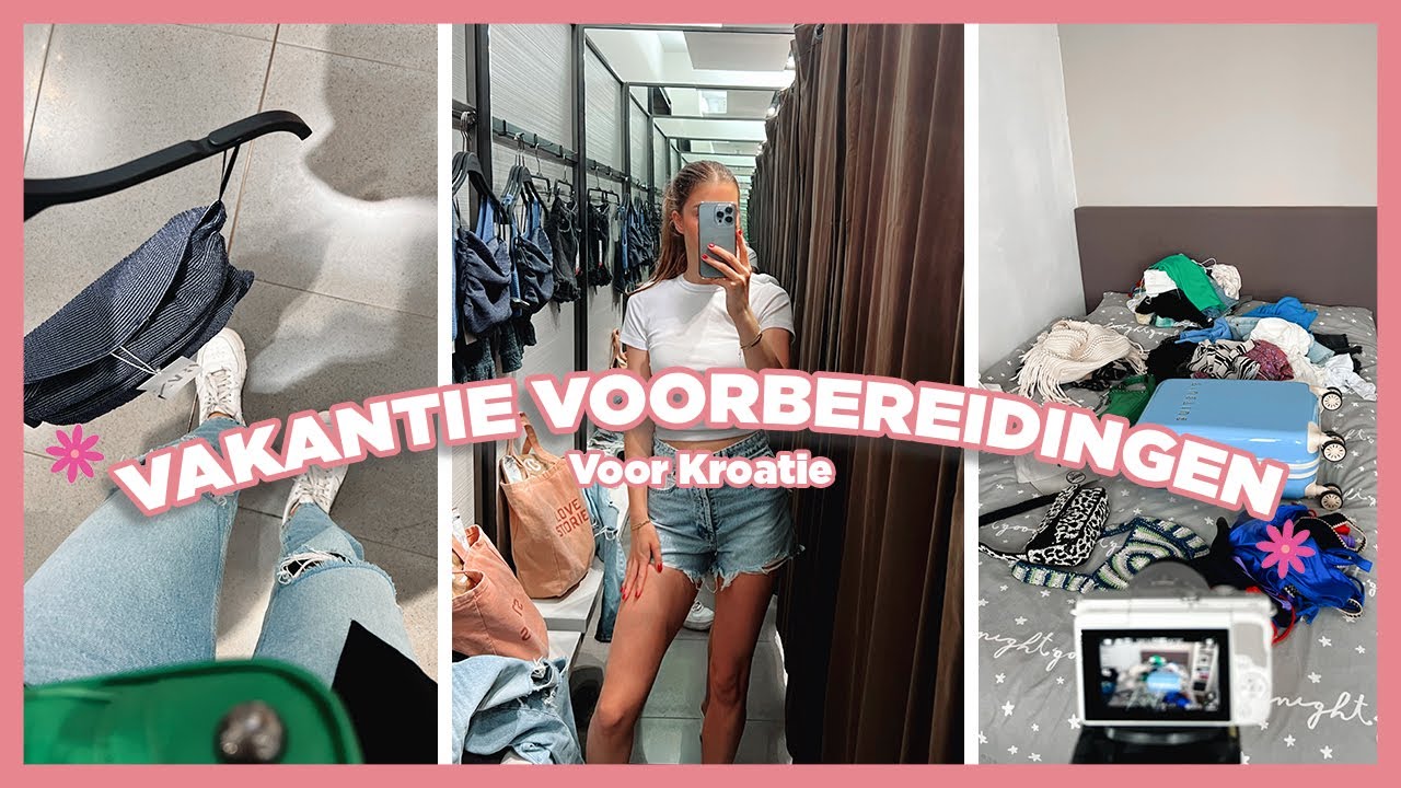 VAKANTIE VOORBEREIDINGEN 🐠🌞 Shoppen, Koffer inpakken, Laatste inkopen & meer ☆ Zenne Bakens