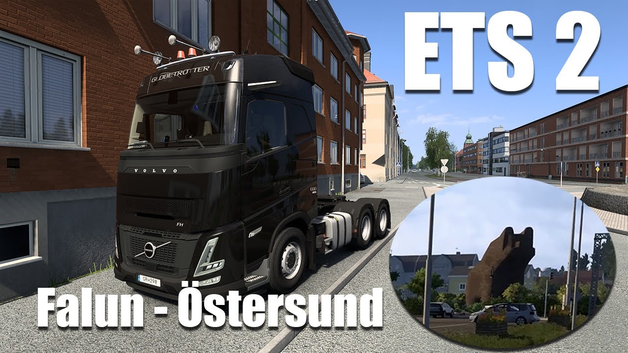 Eurotruck Simulator 2: Falun - Östersund (Via Sveg)