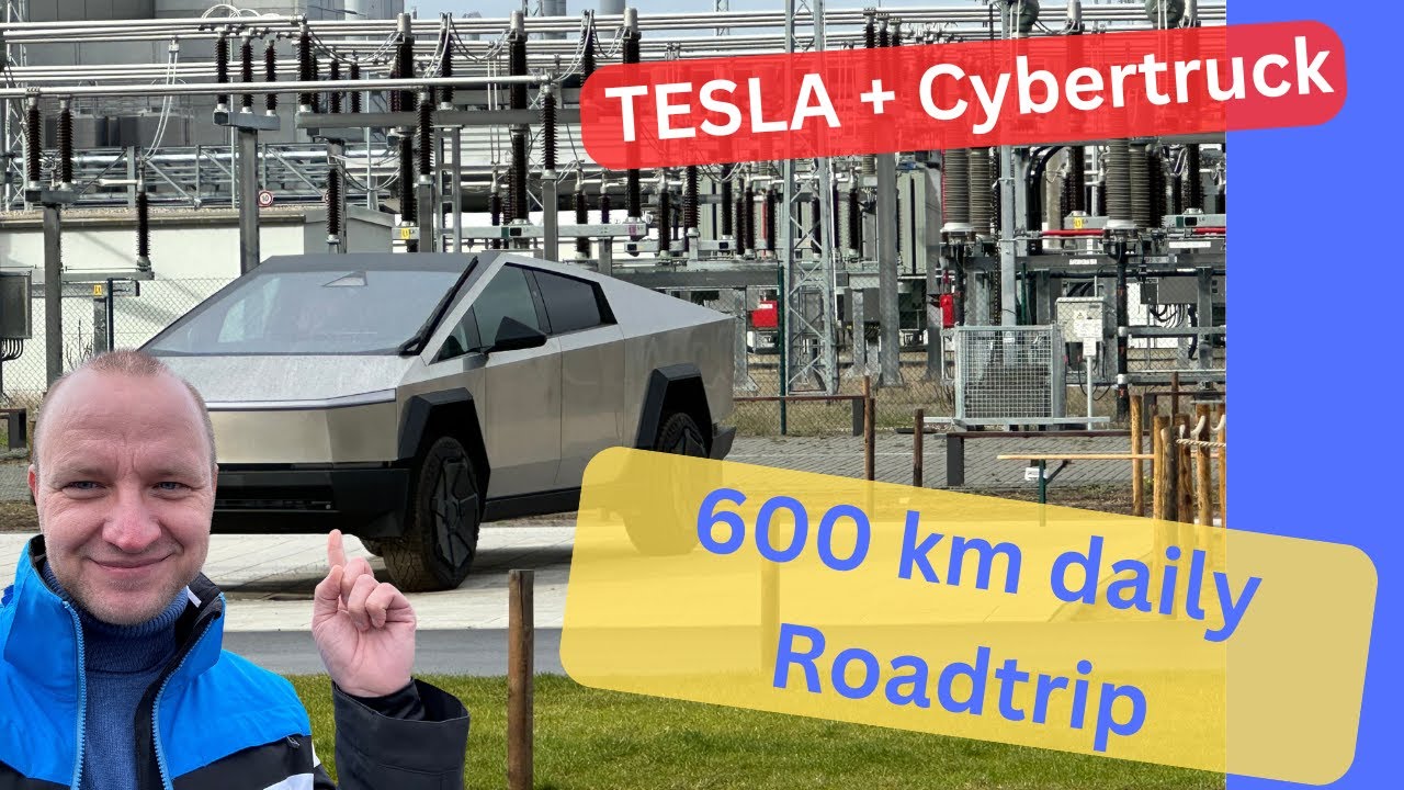 Tesla  Model Y 600km daily Roadtrip inkl. Besuch des Cybertruck. Warum geht das nicht?