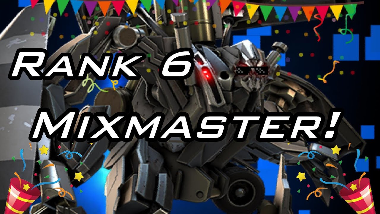 Rank 6 Fully Forged Mixmaster | Rank Up and Gameplay - Transformers: Forged to Fight