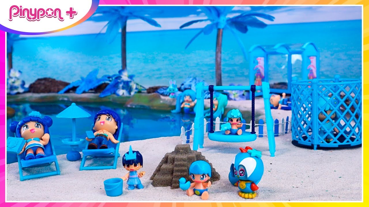 🤩MESCOLANDO MIGLIAIA di PINYPON [SECONDA PARTE] Il MONDO BLUE 🌎🐟 Mondo Pinypon per BAMBINI 🌈