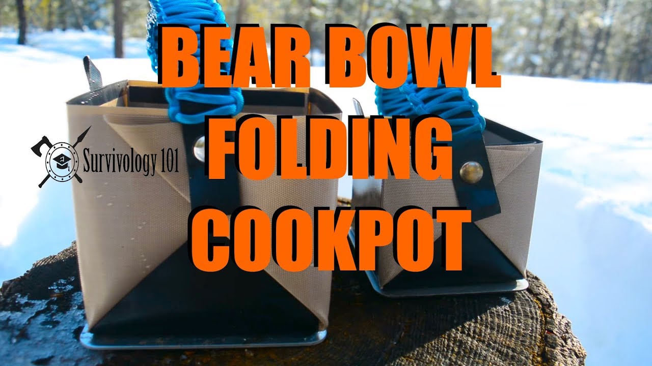 BEAR BOWL | FIRST AND ONLY FOLDING OUTDOOR COOKING POT | GREAT NEW GEAR THAT YOU HAVE TO SEE