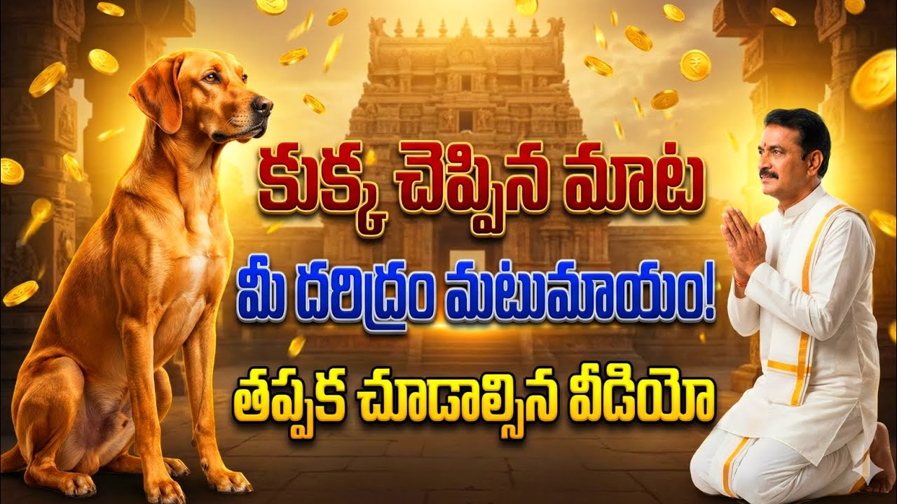 కుక్క చెప్పిన మాట మీ దరిద్రం మార్చేస్తుంది! త్వ‌ర‌గా చేయాల్సిన శక్తివంతమైన విధానం#telugudevotional 