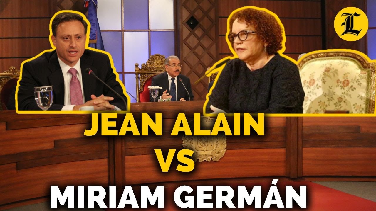 Así fue el encontronazo entre el Procurador General de la República, Jean Alain Rodríguez, y la m