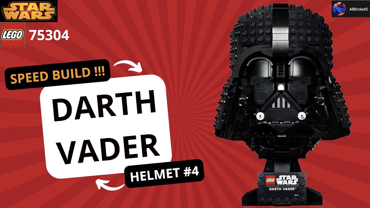Lego Star Wars: Busto 75304 Darth Vader Speed Build