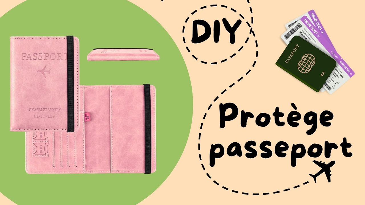 Diy-Protège passeport / carnet