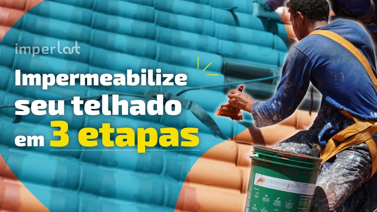 Como fazer impermeabilização de telhado com borracha líquida em 3 etapas