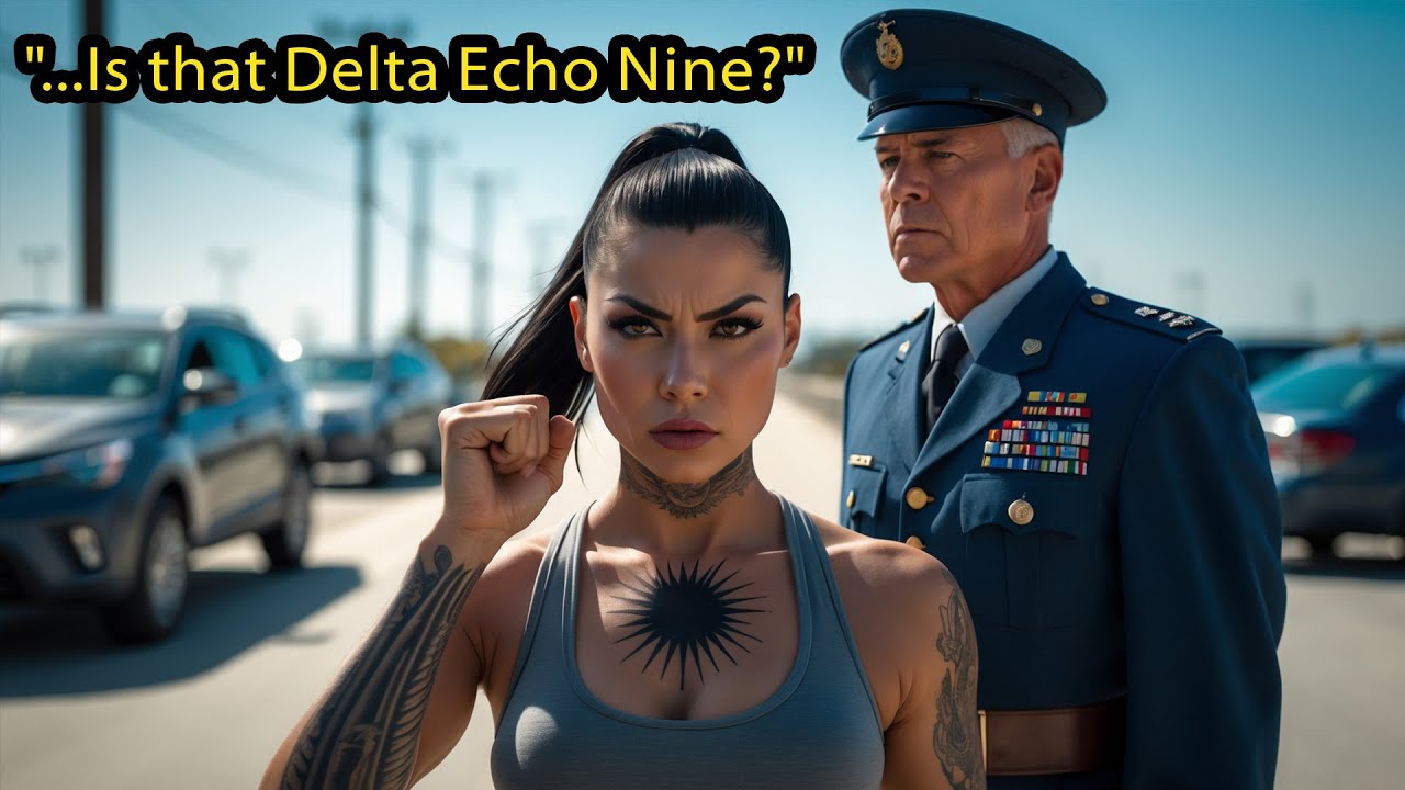 She Was Just Fixing Her Van — Then the General Froze When He Saw Her Unit Tattoo
