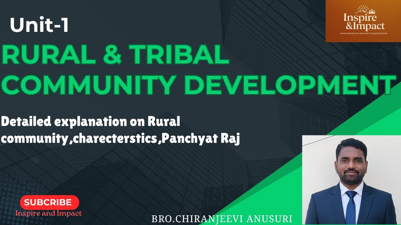 Rural Development ,Defination and Charectertics and Panchyat Raj