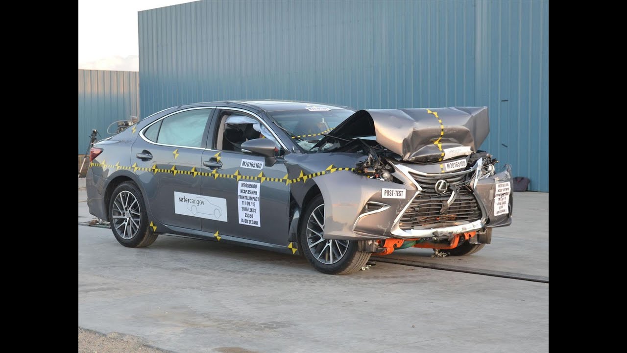 2016-2018 Lexus ES 300h/ES 350 NHTSA Frontal Impact
